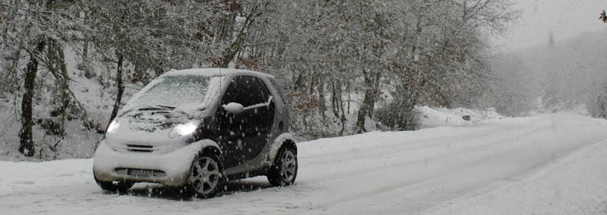 Sphinx Smart Fortwo 450 over Snow